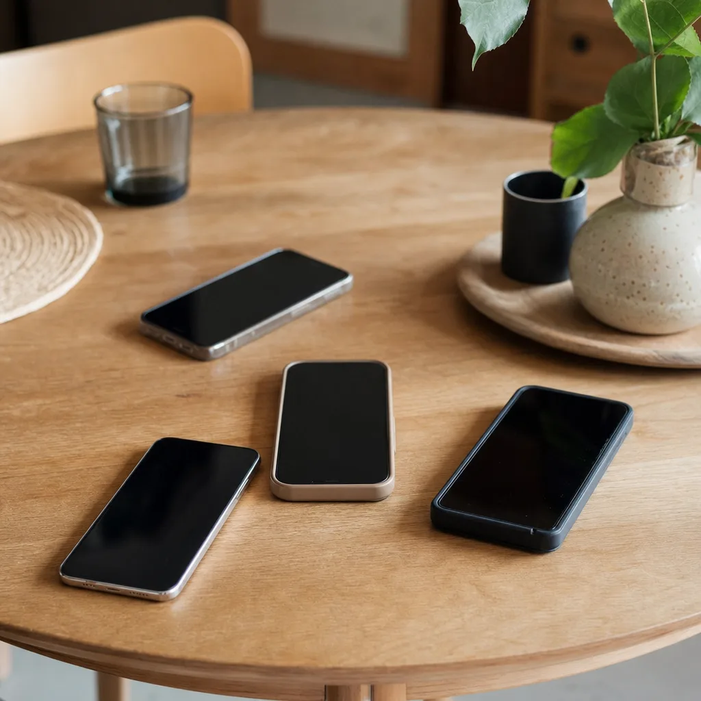 Familj samlar flera mobiltelefoner under ett gemensamt familjeabonnemang