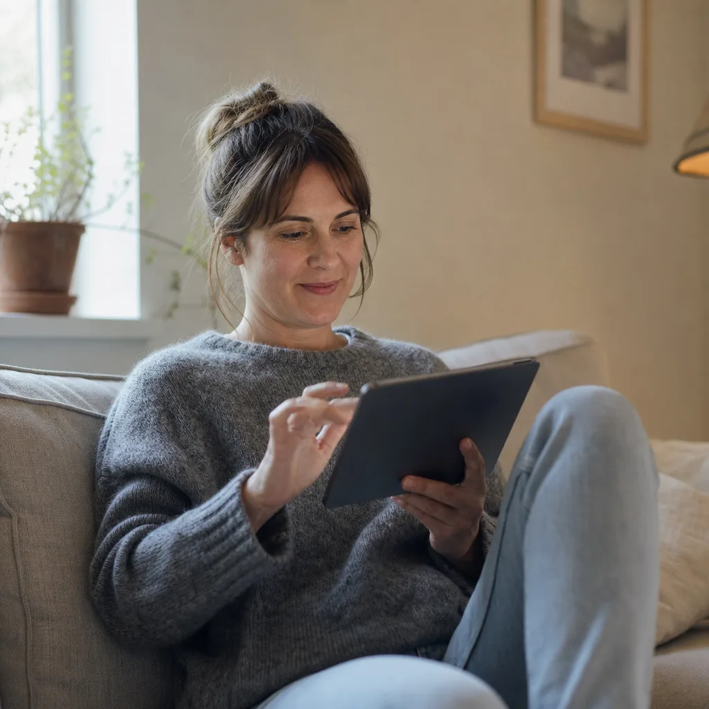 Surfplatta som kopplas upp mot mobilnätet med ett datasim bredvid